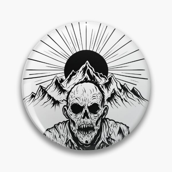 Item preview, Zombie in the Mountains during Sunrise designed and sold by NightTimeJ.