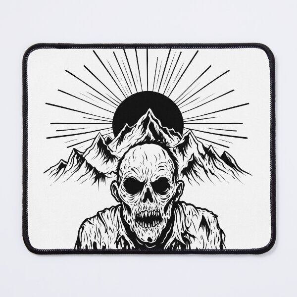 Item preview, Zombie in the Mountains during Sunrise designed and sold by NightTimeJ.