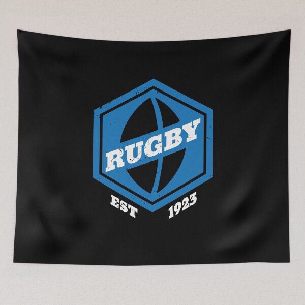 Aperçu de l'œuvre Rugby Hexagon Logo créée et vendue par oberdoofus.