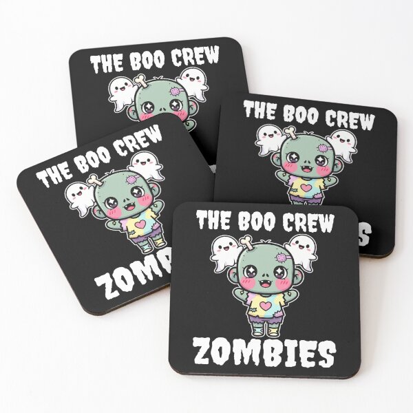 Item preview, THE BOO CREW ZOMBIES - ZOMBIE HALLOWEEN designed and sold by KEF Custom.
