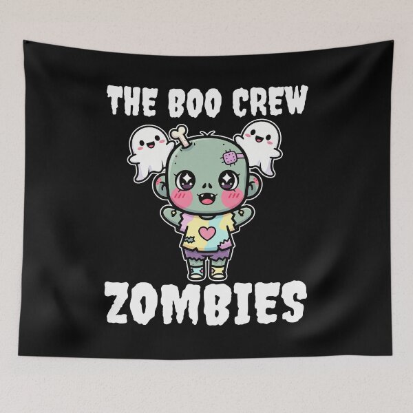 Item preview, THE BOO CREW ZOMBIES - ZOMBIE HALLOWEEN designed and sold by KEF Custom.