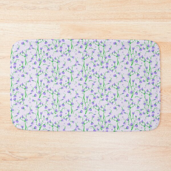 Item preview, Purple buds pattern on light background  designed and sold by Chirayu1111.