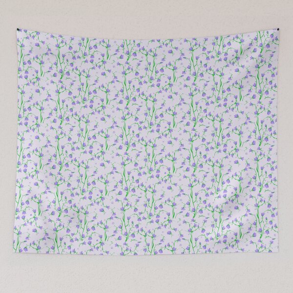 Item preview, Purple buds pattern on light background  designed and sold by Chirayu1111.