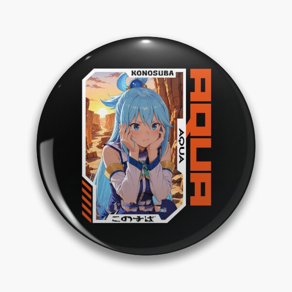 Item preview, Aqua - KonoSuba designed and sold by fractusbarnsley.
