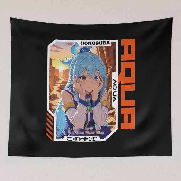Item preview, Aqua - KonoSuba designed and sold by fractusbarnsley.