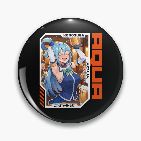 Item preview, Aqua - KonoSuba designed and sold by fractusbarnsley.