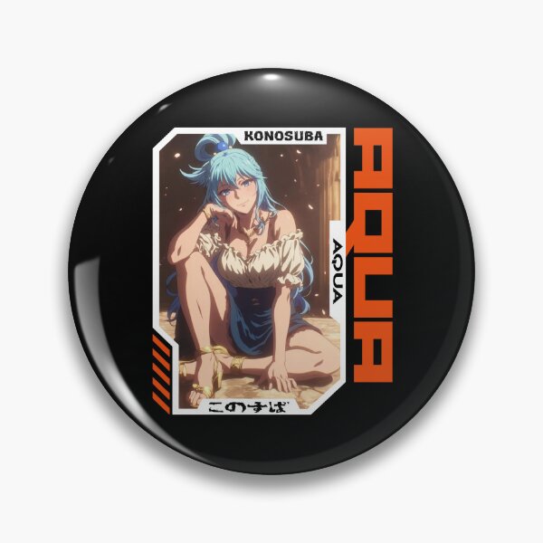 Item preview, Aqua - KonoSuba designed and sold by fractusbarnsley.