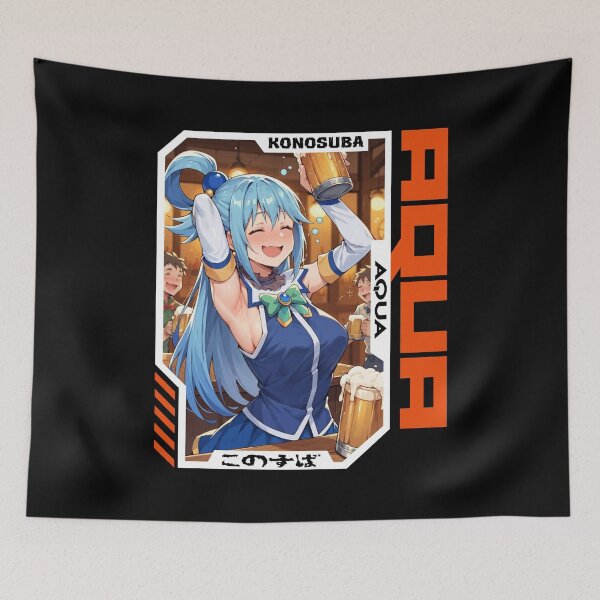 Item preview, Aqua - KonoSuba designed and sold by fractusbarnsley.