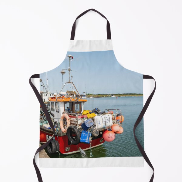 Item preview, Fishing boat moored in Wells-Next-The-Sea harbour, North Norfolk coast designed and sold by yackers1.