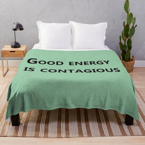 Item preview, Good Energy Is Contagious – Positive Vibes Quote Design designed and sold by ArtNestVerse.