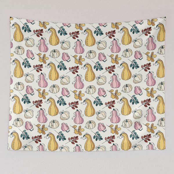 Item preview, Autumn pumpkin and leaves designed and sold by Panna Limon Store.