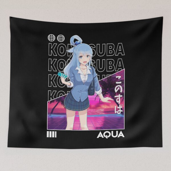 Item preview, Aqua - KonoSuba designed and sold by fractusbarnsley.