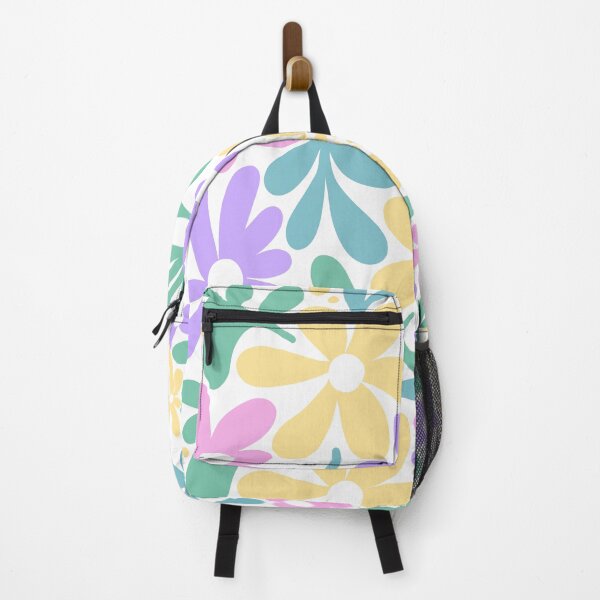 Item preview, Matisse-Inspired Daisies – Purple Pink Yellow designed and sold by EmeraldeaArt.