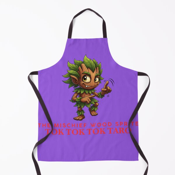 Item preview, Tok Tok Tok Taro – Playful Wood Sprite Tapping Fingers designed and sold by Nuvra Clothing.
