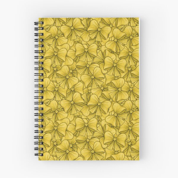 Item preview, Rich pattern of yellow bows designed and sold by Cherevan.