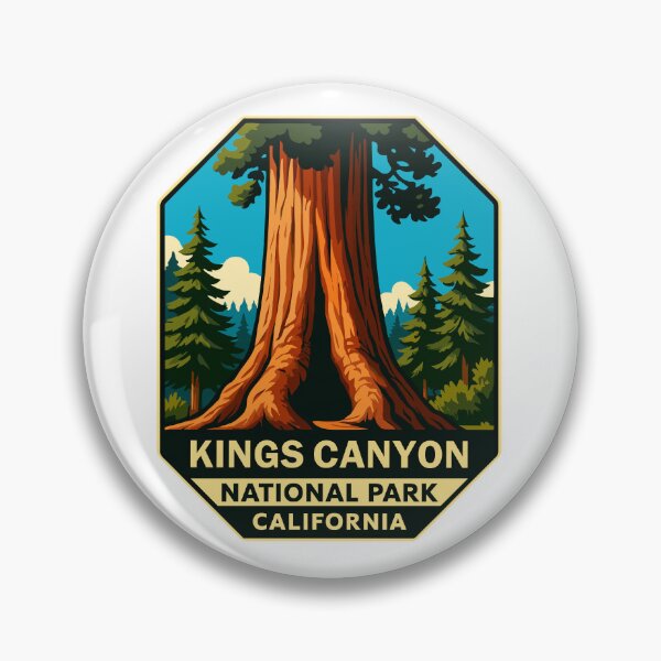 Item preview, Kings Canyon National Park Retro Sticker designed and sold by Ismeal Von.