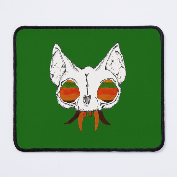 Item preview, Halloween Pumpkin Colored Sphynx Cat Skull designed and sold by BHG Art & Designs.
