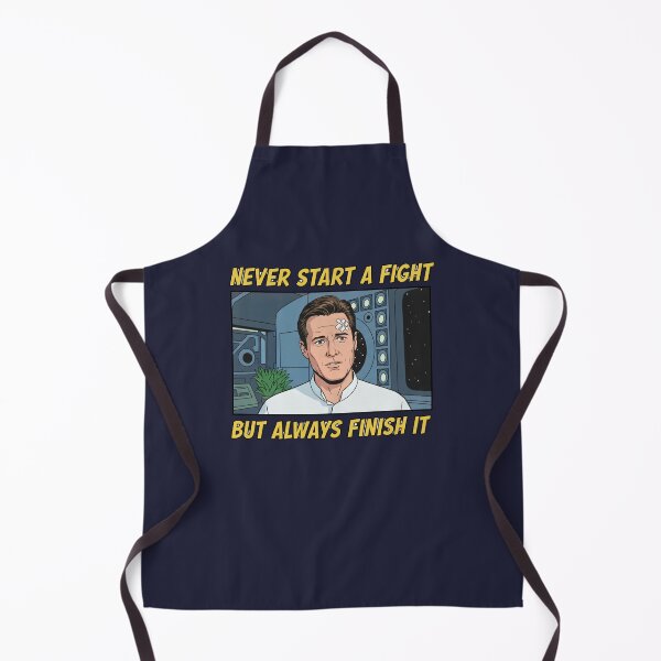 Item preview, Never Start a Fight, Always Finish It — Retro Sci-Fi designed and sold by Fenay Designs.
