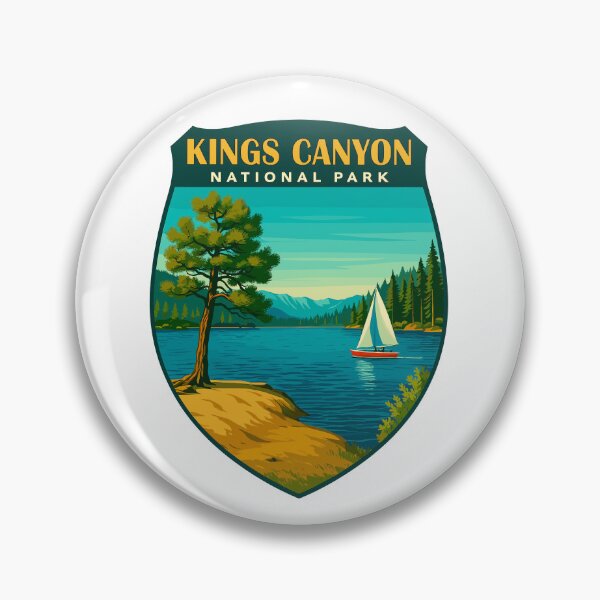 Item preview, Kings Canyon National Park Retro Sticker designed and sold by Ismeal Von.