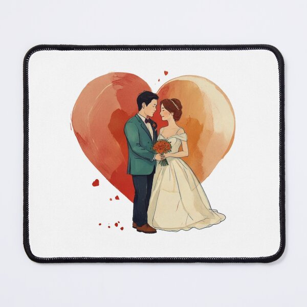 Item preview, Wedding Couple Heart designed and sold by Digiheart.