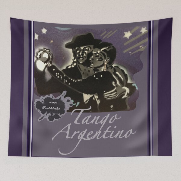 Item preview, Portrait of tango dancer designed and sold by marysfarbklecks.