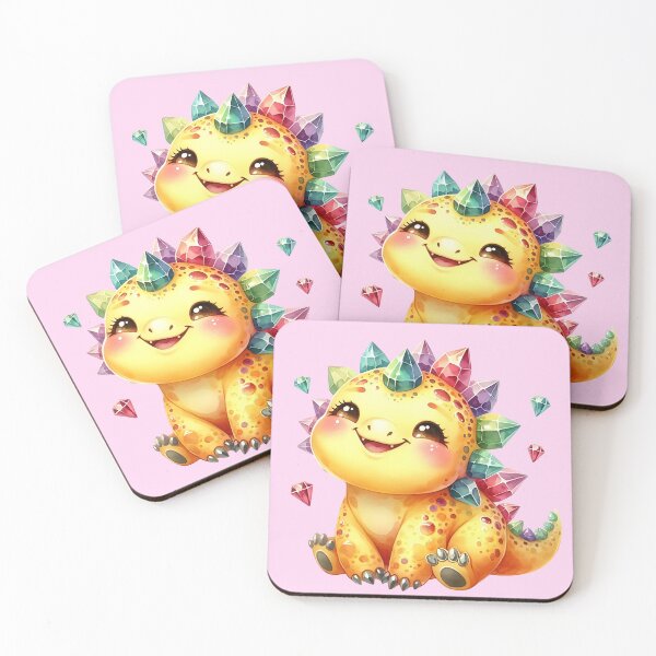 Item preview, Yellow Gemstone Dinosaur Pretty Diamond Dino designed and sold by MoonMonkeyNbear.