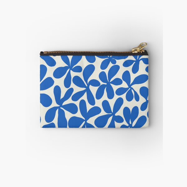 Item preview, Retro Matisse-Inspired Daisies – Blue and White designed and sold by EmeraldeaArt.