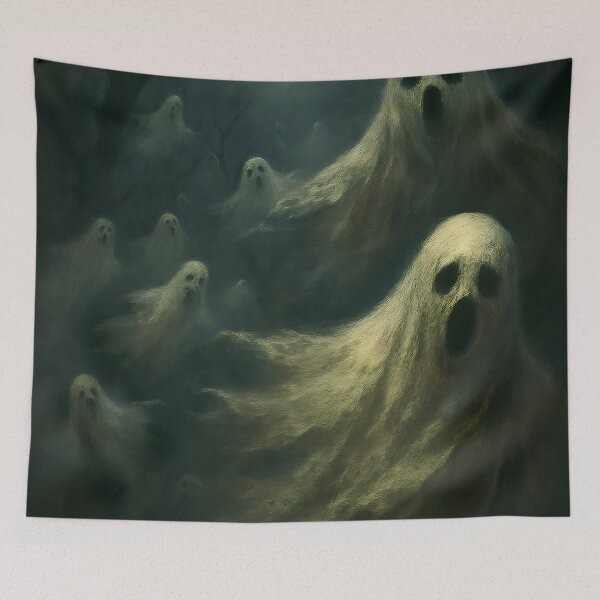 Item preview, Haunting Ghostly Forest Gathering Digital Art designed and sold by PandaTShirtShop.