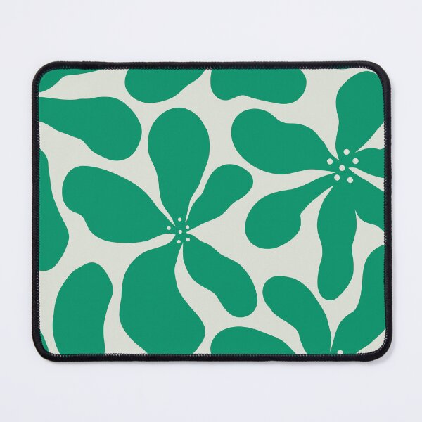 Item preview, Retro Matisse-Inspired Daisies – Pastel Green designed and sold by EmeraldeaArt.