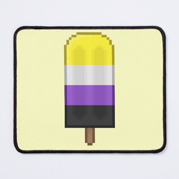 Item preview, Pixelart Enby Pride Icepop designed and sold by Lilac-Cat.