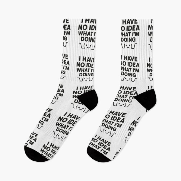 Item preview, I Have No Idea What I’m Doing – Funny Sarcastic Quote Kawaii Text designed and sold by Dragonfly-10.