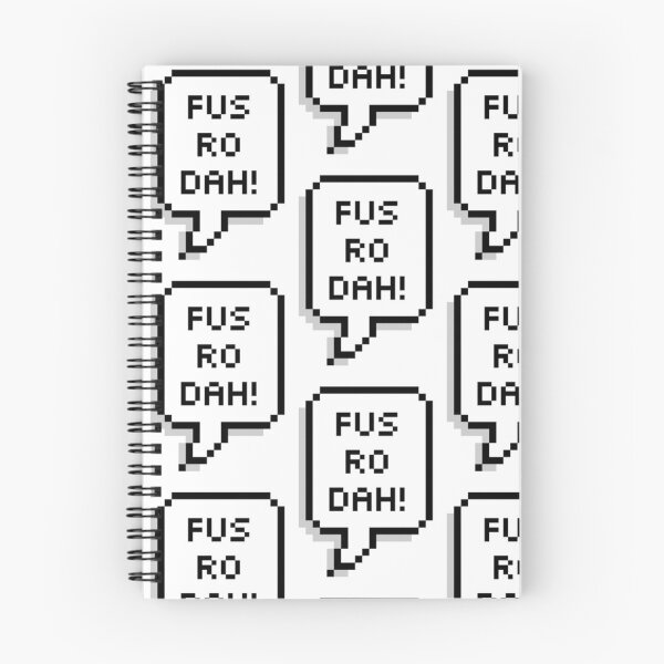 Item preview, Fus Ro Dah! Pixel speech bubble designed and sold by BashPIXIE.