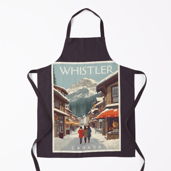 Item preview, A Vintage Illustration of Whistler - Canada designed and sold by GoodOldVintage.