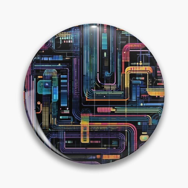 Item preview, Retro Circuit Board Pattern - Gaming Aesthetic designed and sold by HausKatz.