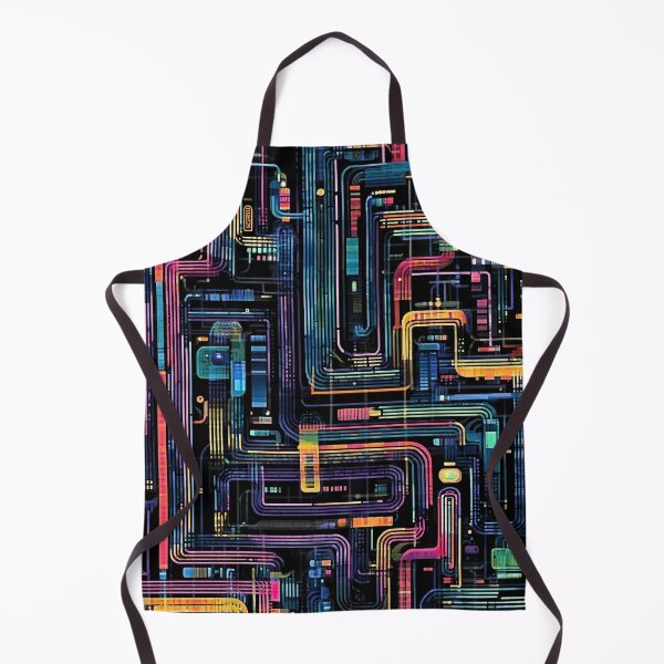 Item preview, Retro Circuit Board Pattern - Gaming Aesthetic designed and sold by HausKatz.
