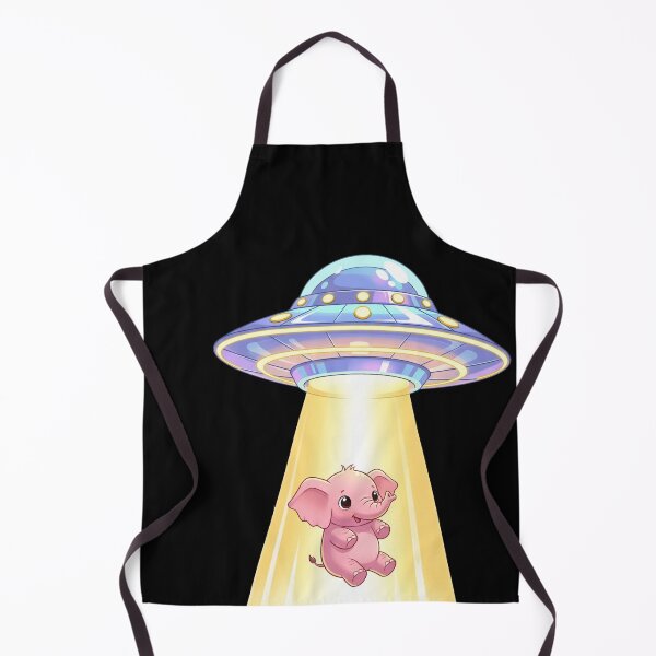 Item preview, Cute UFO Elephant Abduction designed and sold by 0606PM.