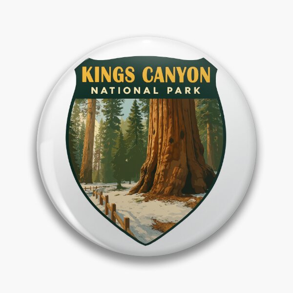 Item preview, Kings Canyon National Park Retro Sticker designed and sold by Ismeal Von.
