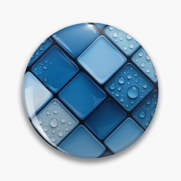 Item preview, Aqua Tiles designed and sold by Kaleidoscope Print.