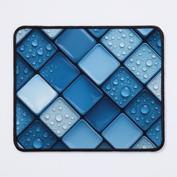 Item preview, Aqua Tiles designed and sold by Kaleidoscope Print.
