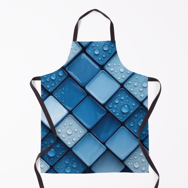 Item preview, Aqua Tiles designed and sold by Kaleidoscope Print.