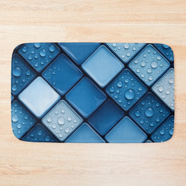 Item preview, Aqua Tiles designed and sold by Kaleidoscope Print.