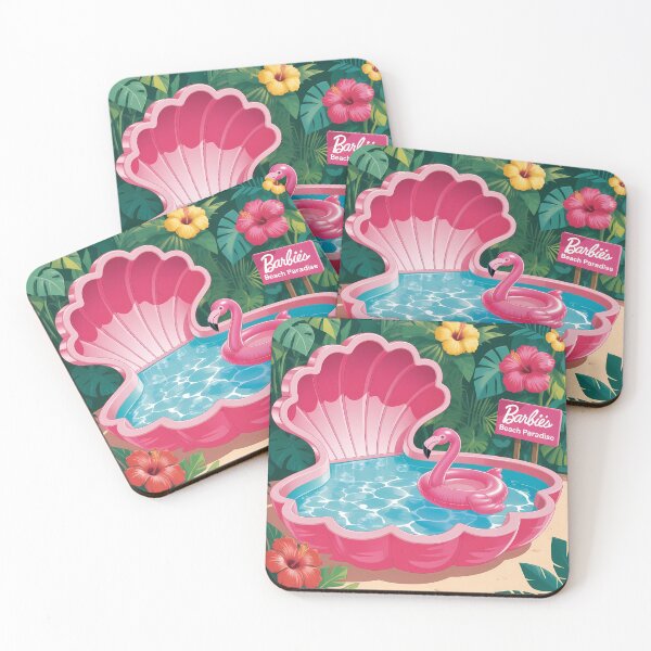 Item preview, Barbie pool summer begins designed and sold by PrintopiaHaven.