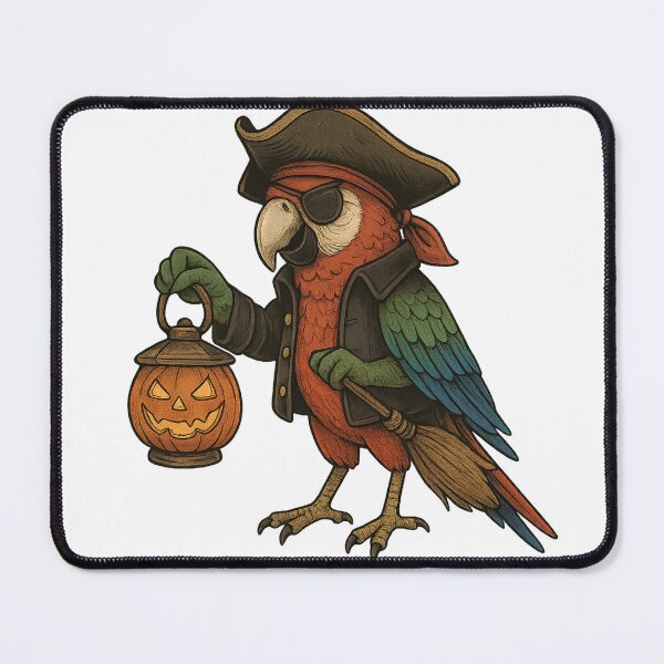 Item preview, Pirate Parrot with Halloween Lantern designed and sold by photoparadise22.