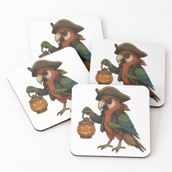 Item preview, Pirate Parrot with Halloween Lantern designed and sold by photoparadise22.