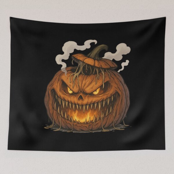 Item preview, Evil Pumpkin Horror Carved  designed and sold by AnotherFemaleHuman.