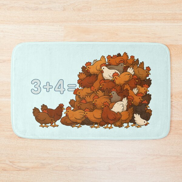 Item preview, Chicken Math Pile of Chickens designed and sold by AnotherFemaleHuman.