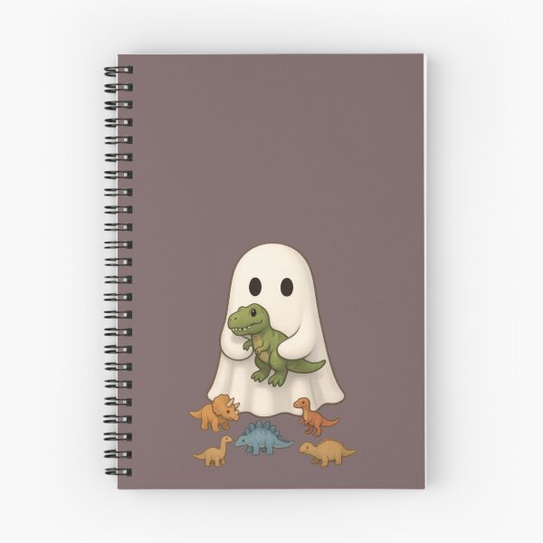 Item preview, Lindo fantasma sosteniendo un dinosaurio designed and sold by AnotherFemaleHuman.