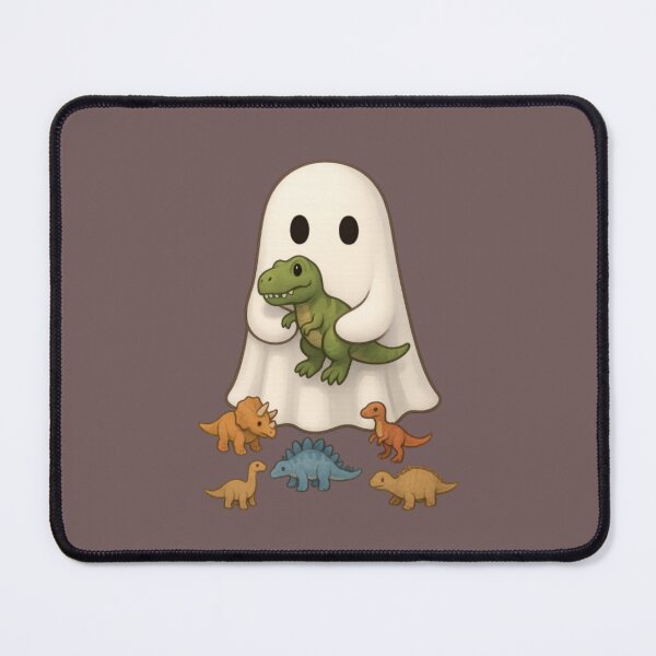 Item preview, Cute Ghost Holding Dinosaur designed and sold by AnotherFemaleHuman.