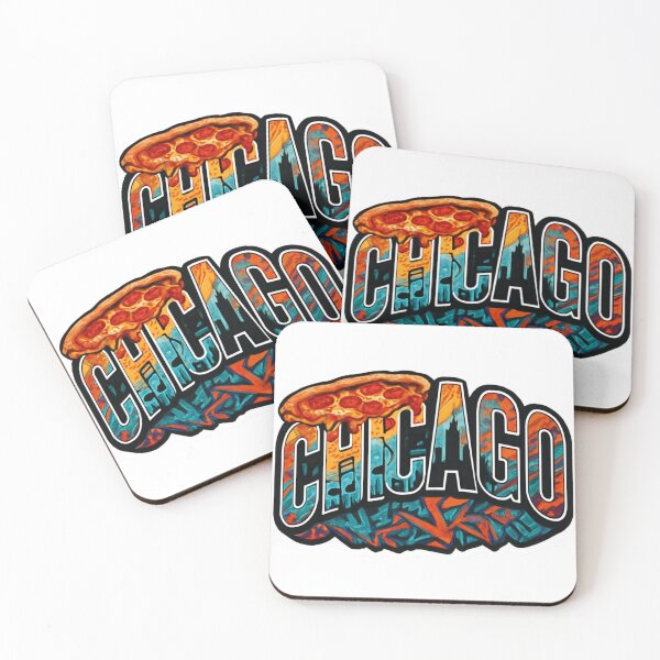 Item preview, CHICAGO Urban Beat Sticker designed and sold by Imaginarium of Chaos falcon88 .