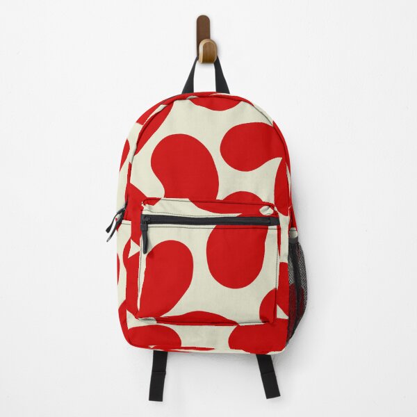 Item preview, Retro Matisse-Inspired Daisies – Bold Red designed and sold by EmeraldeaArt.